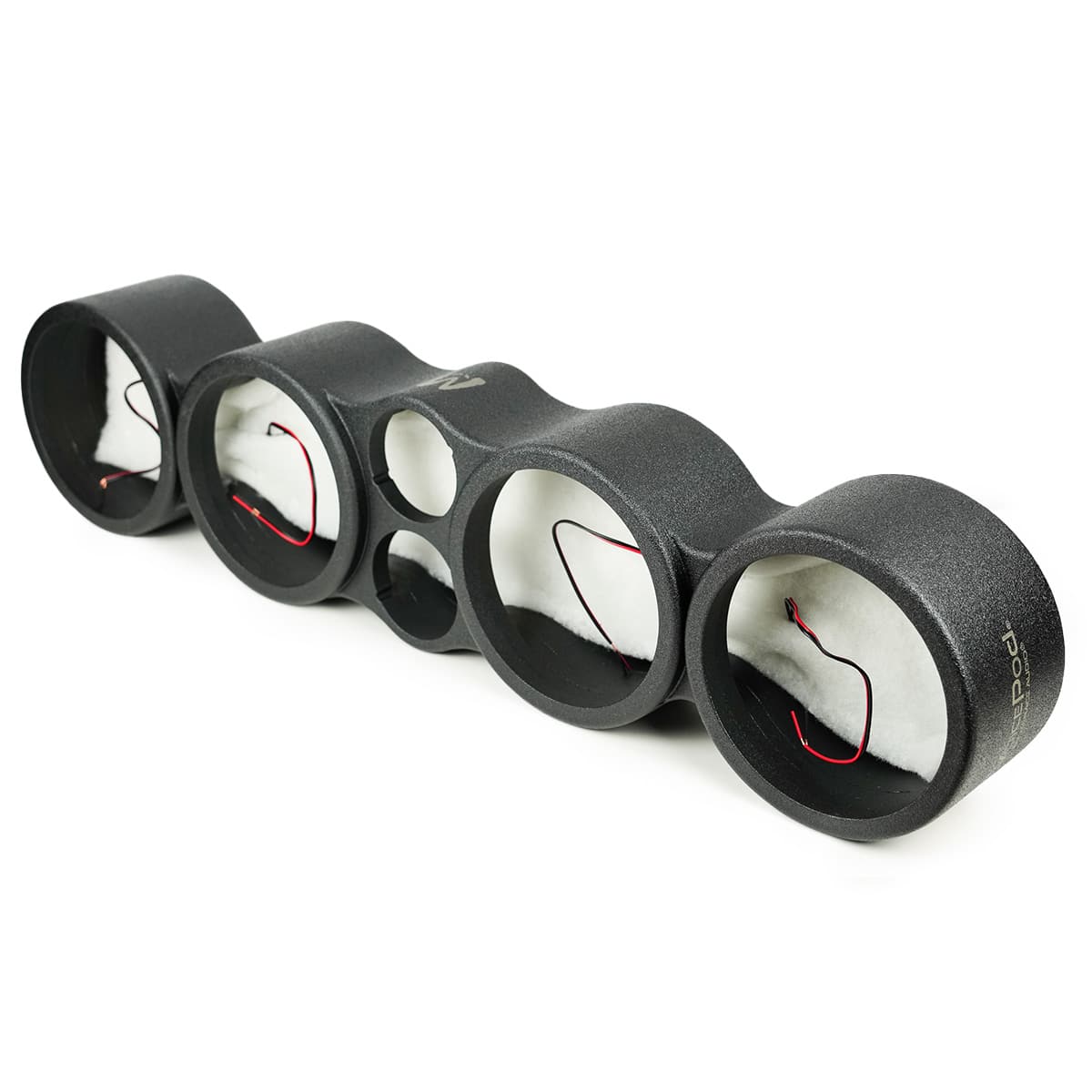 Quad 8" Empty Midrange Enclosure with Tweeters - Image 3