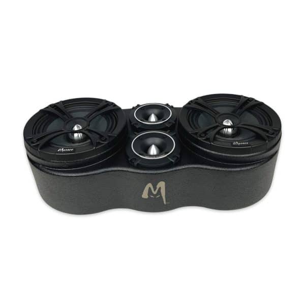Upgrade Your Sound: 2.75" Car Mid-Range Tweeters + 3.5" Metal Speaker Adapter Brackets